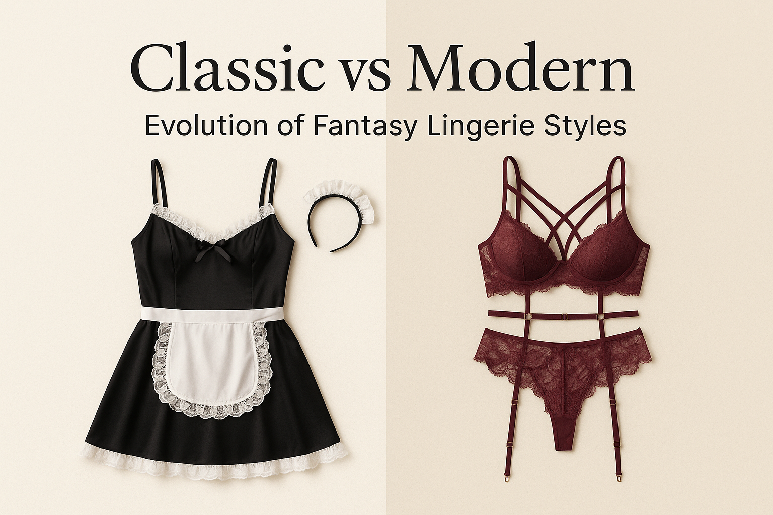 Classic vs Modern: Evolution of Fantasy Lingerie Styles