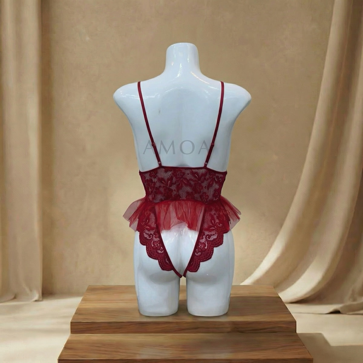Petal Peplum Teddy Lingerie