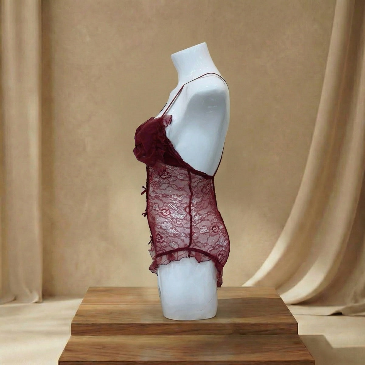 Bow Lace Teddy Lingerie