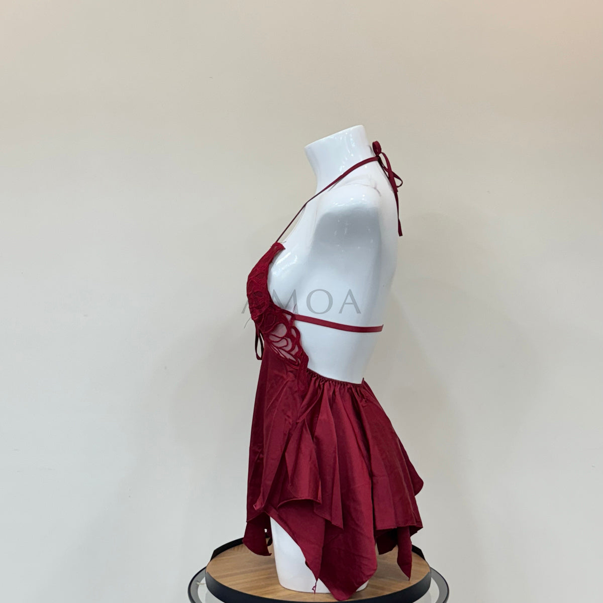 Butterfly Halter Babydoll Lingerie