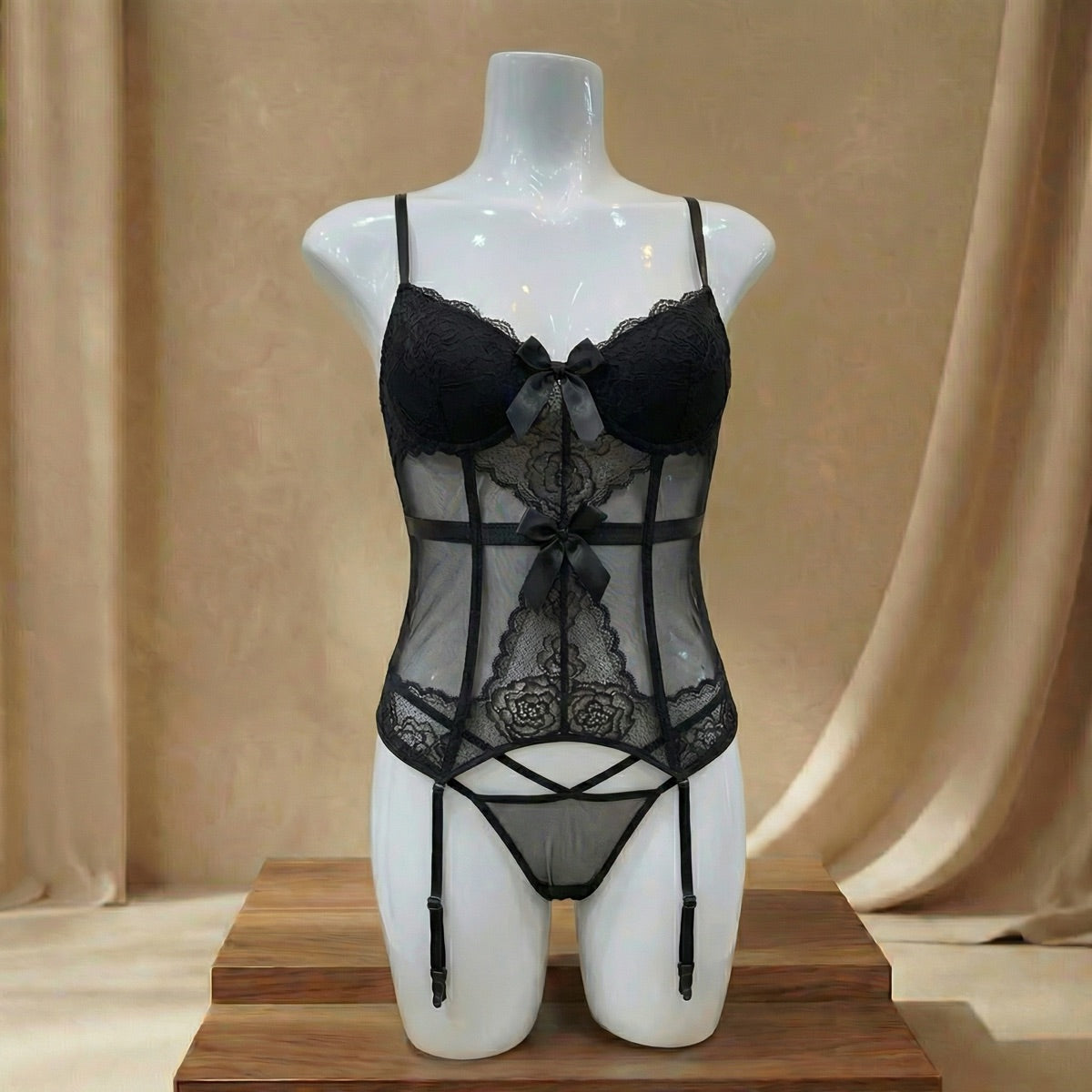 Enigma Corset Teddy Lingerie