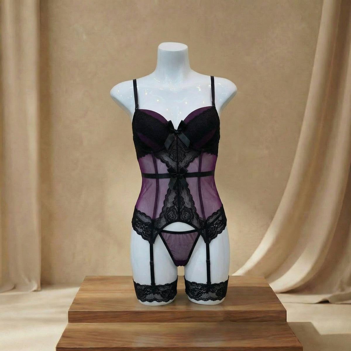 Enigma Corset Teddy Lingerie