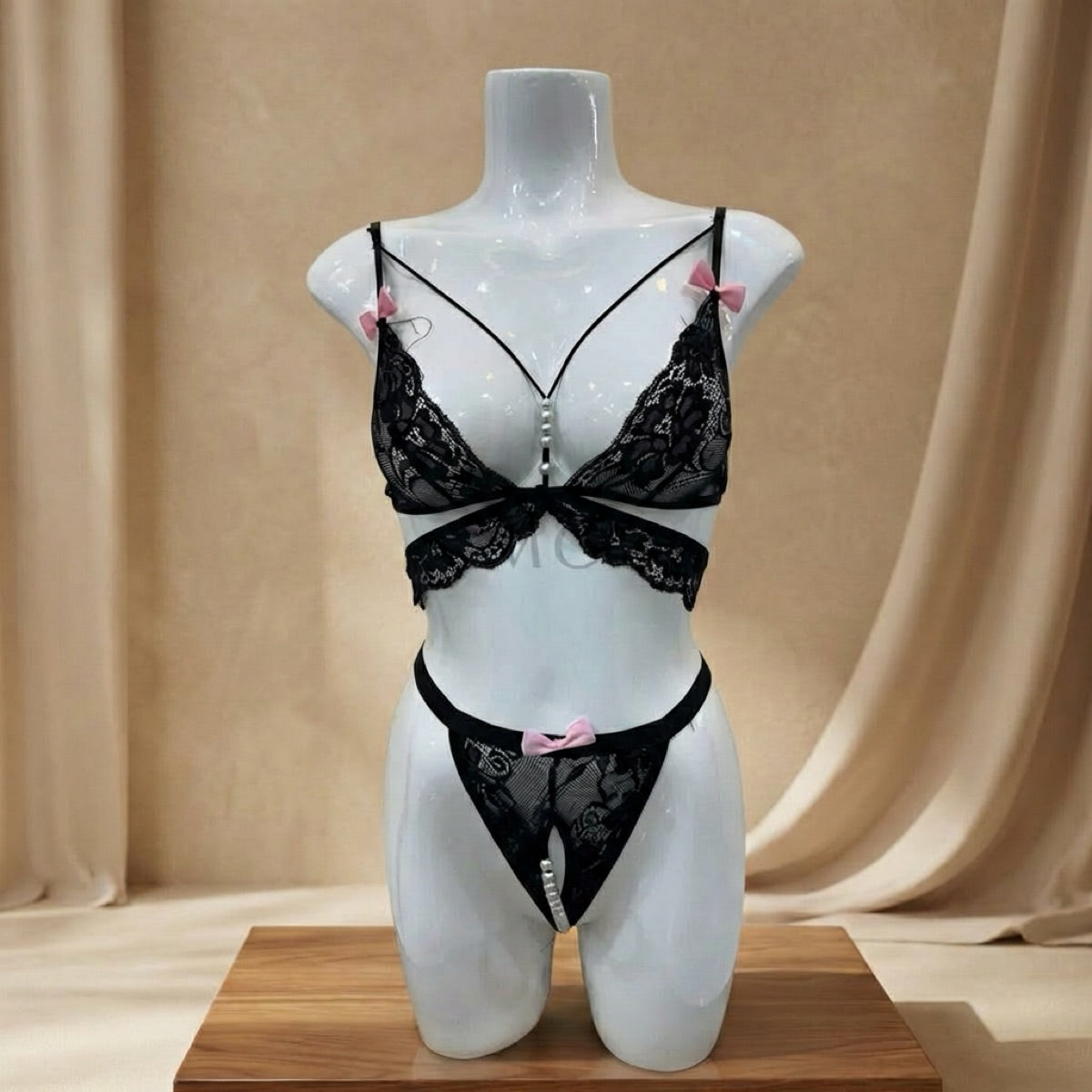 Pearl Tease Lingerie Set