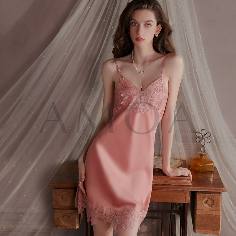Satin Serenade Night Dress