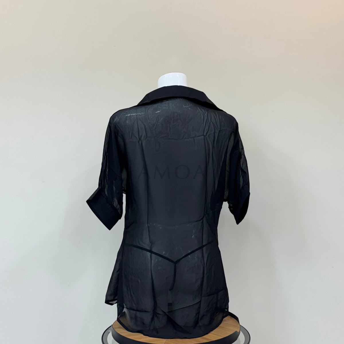 Sheer Roleplay Shirt Dress