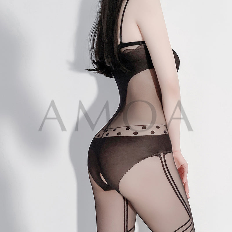 Polka Bodystocking