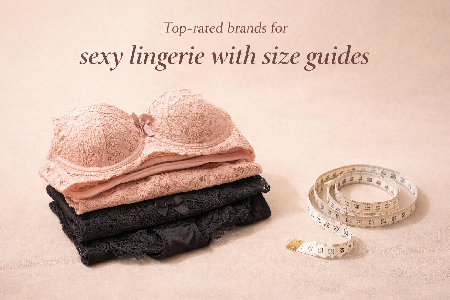 Top-rated brands for sexy lingerie with size guides