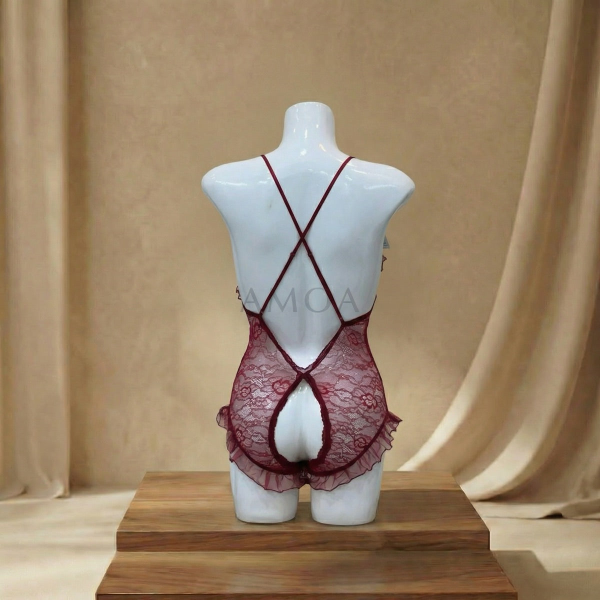 Bow Lace Teddy Lingerie