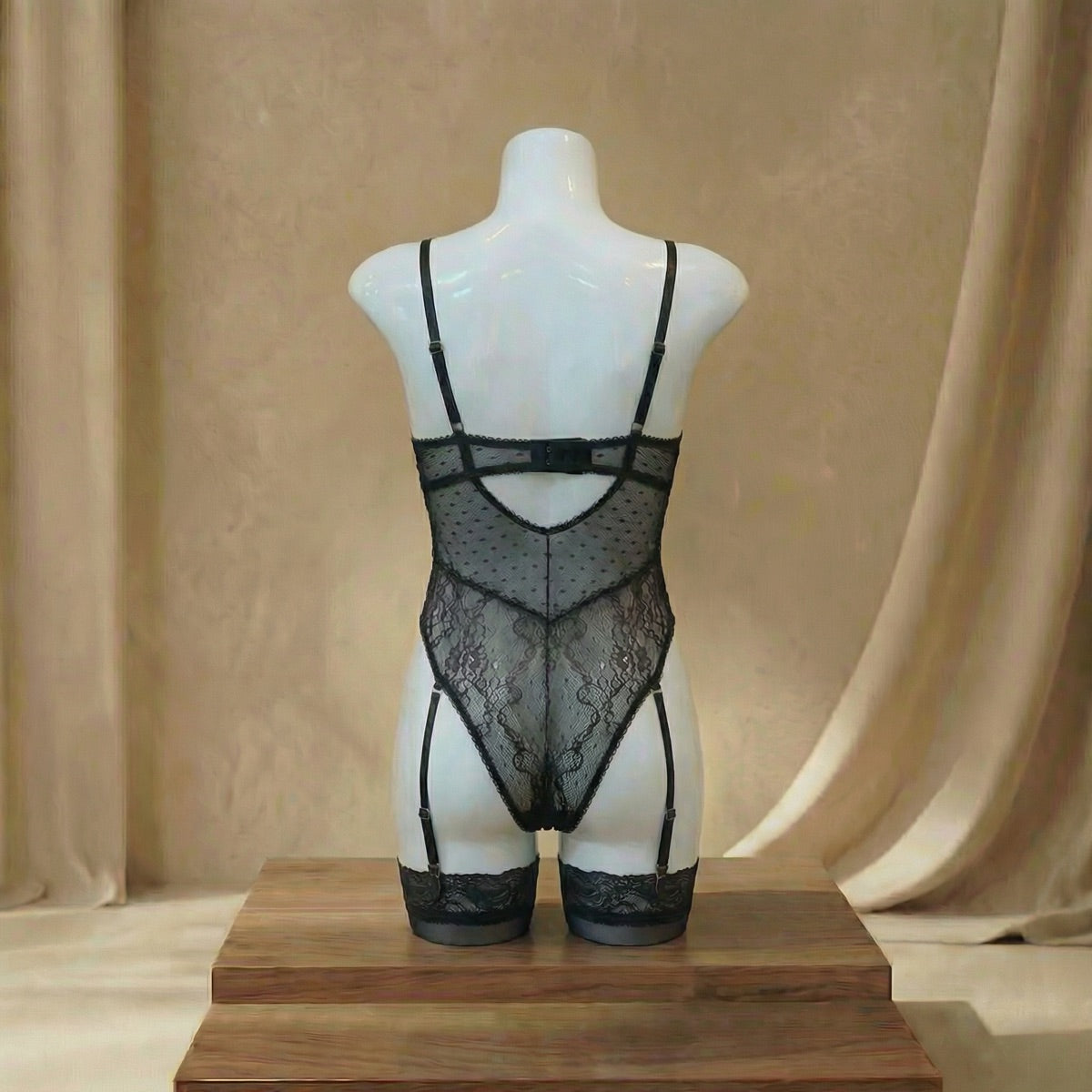 Lace Garter Teddy Lingerie