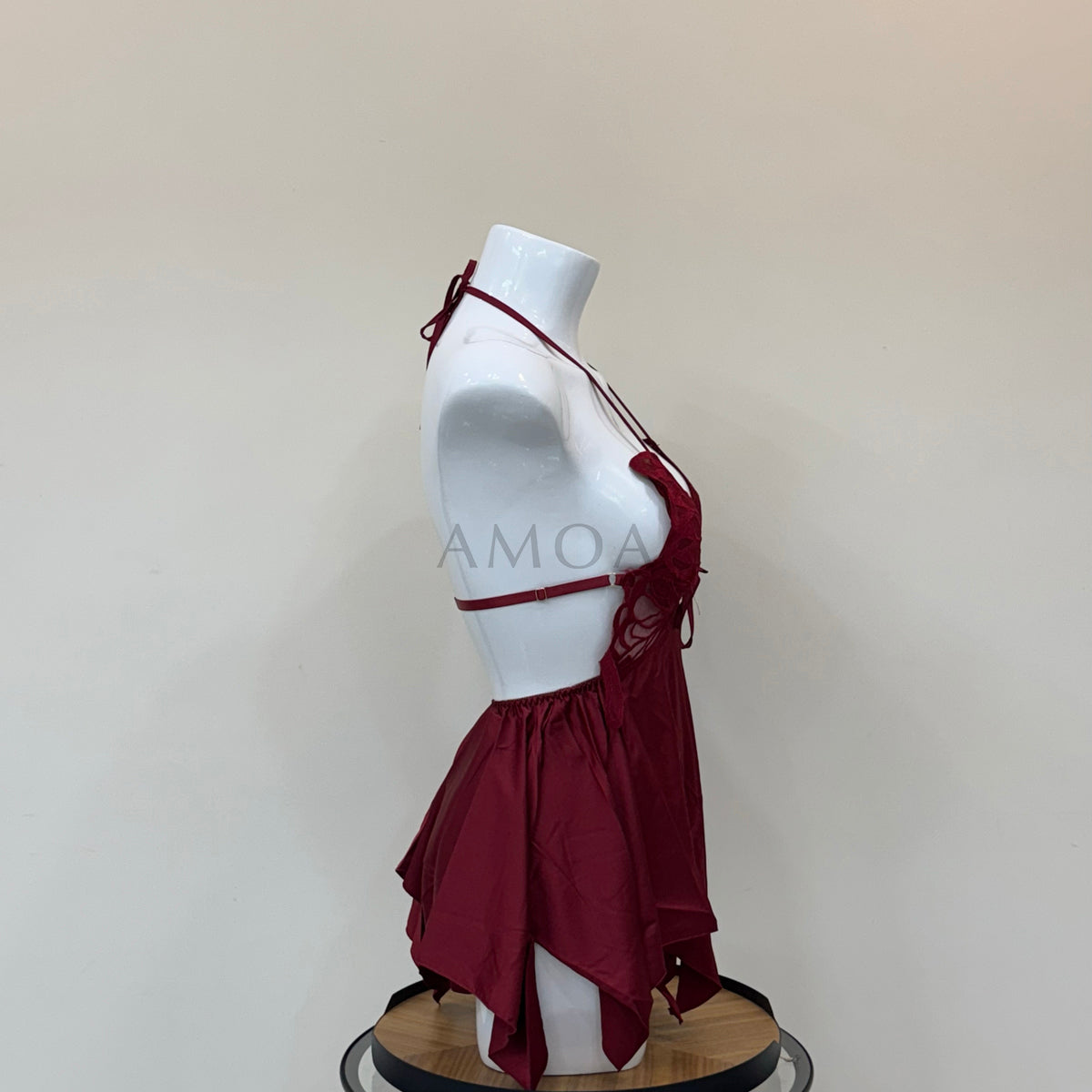 Butterfly Halter Babydoll Lingerie