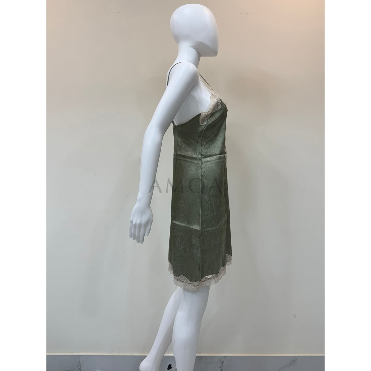 Elegant Satin Sleepwear with Lace