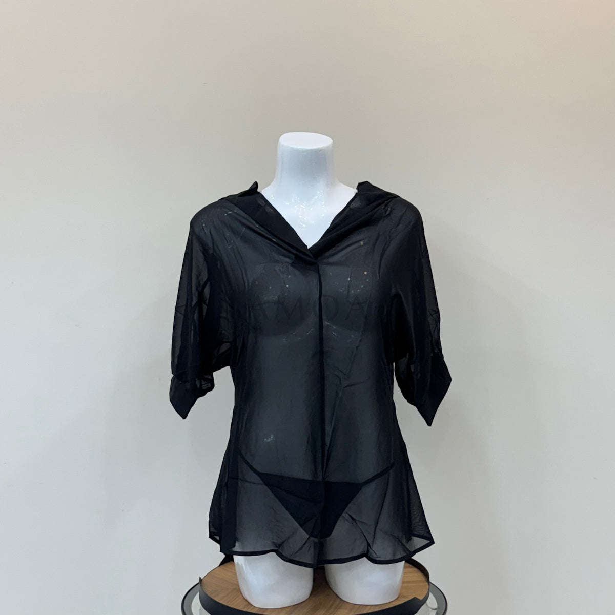 Sheer Roleplay Shirt Dress